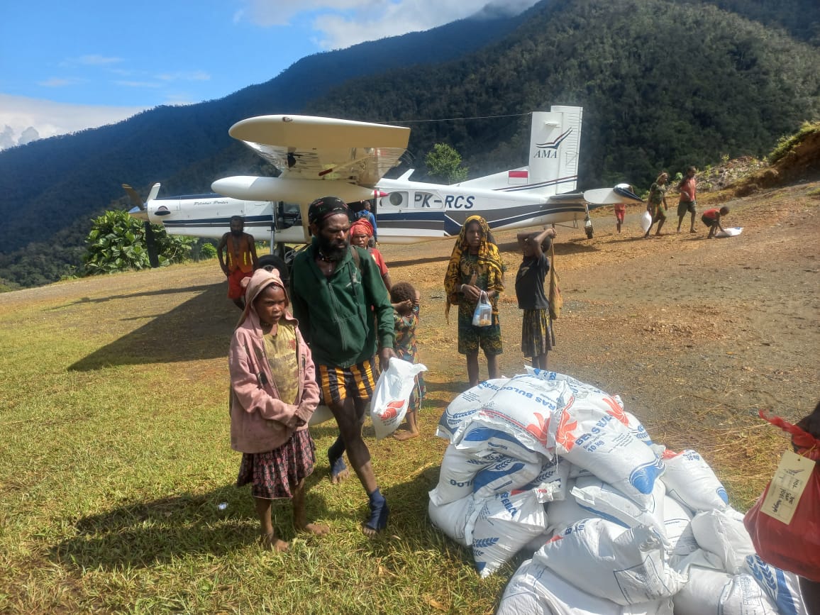 Distribusi Bahan Pangan Papua